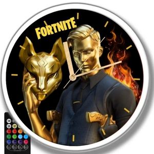 Gamer's led lights clock